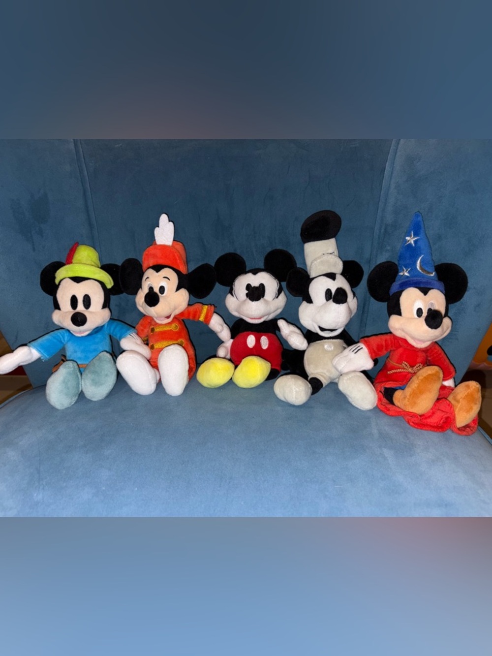 Disney Mickey Mouse through the ages classic mini bean bag plush